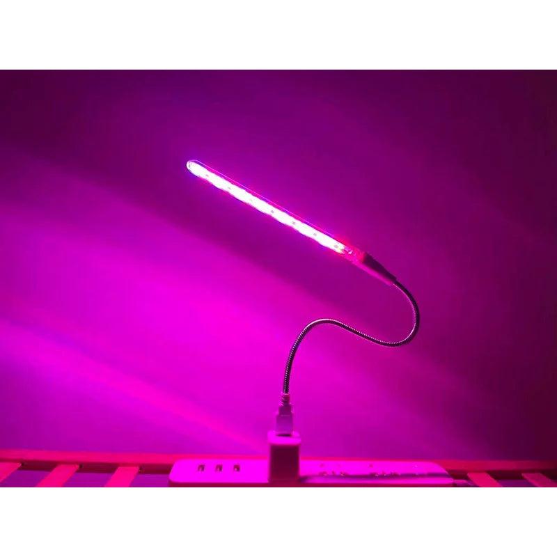 USB LED Grow Light - Compact Red & Blue Grow Light for Hydroponics and Indoor Gardening