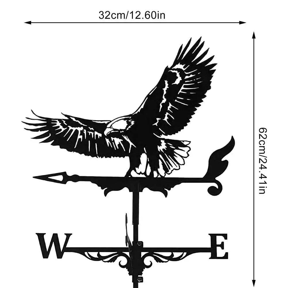 Weathervane Roof Weather Vanes Garden Stake Wind Spinners - Retro Outdoor Decoration for Home, Garage, Cupola, Shed & Gazebo