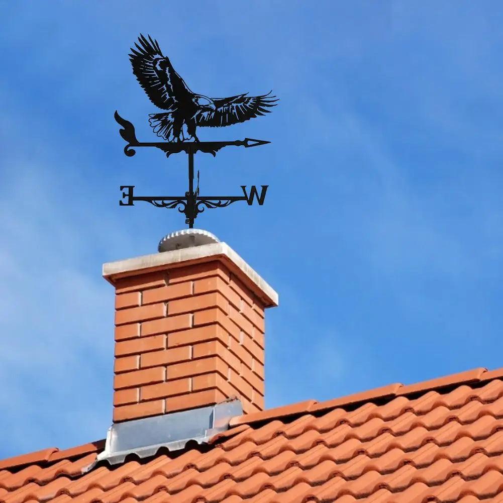 Weathervane Roof Weather Vanes Garden Stake Wind Spinners - Retro Outdoor Decoration for Home, Garage, Cupola, Shed & Gazebo