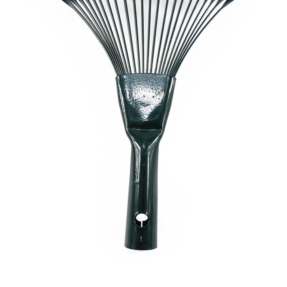 22-Tooth Garden Leaf Rake - High Carbon Steel Farming Rake for Home Garden and Agricultural Use