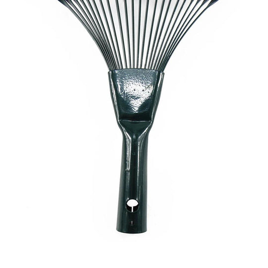 22-Tooth Garden Leaf Rake - High Carbon Steel Farming Rake for Home Garden and Agricultural Use