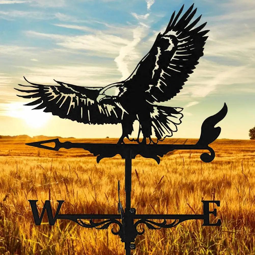 Weathervane Roof Weather Vanes Garden Stake Wind Spinners - Retro Outdoor Decoration for Home, Garage, Cupola, Shed & Gazebo