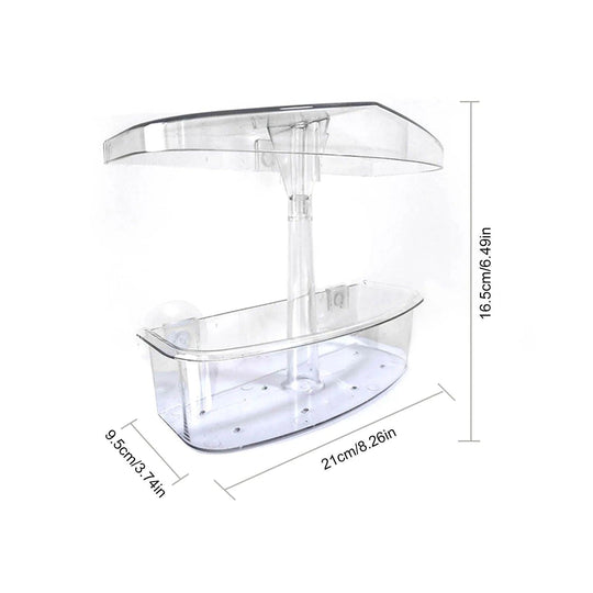 Clear View Acrylic Bird Feeder for Windows | Transparent Tray with Suction Cups | Small Window Sill Feeder | Easy Install