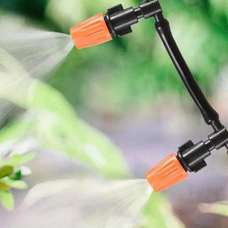 Drip Irrigation System Kit - Automatic Garden Watering with Misting System, Quick Connect DIY, and Water-Saving Features for Patio & Plant Care