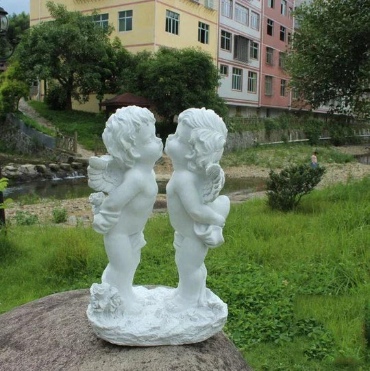 Multiple Outdoor Resin Angel Statues - Garden Decoration, Angel Figurine, and Angel Sculpture