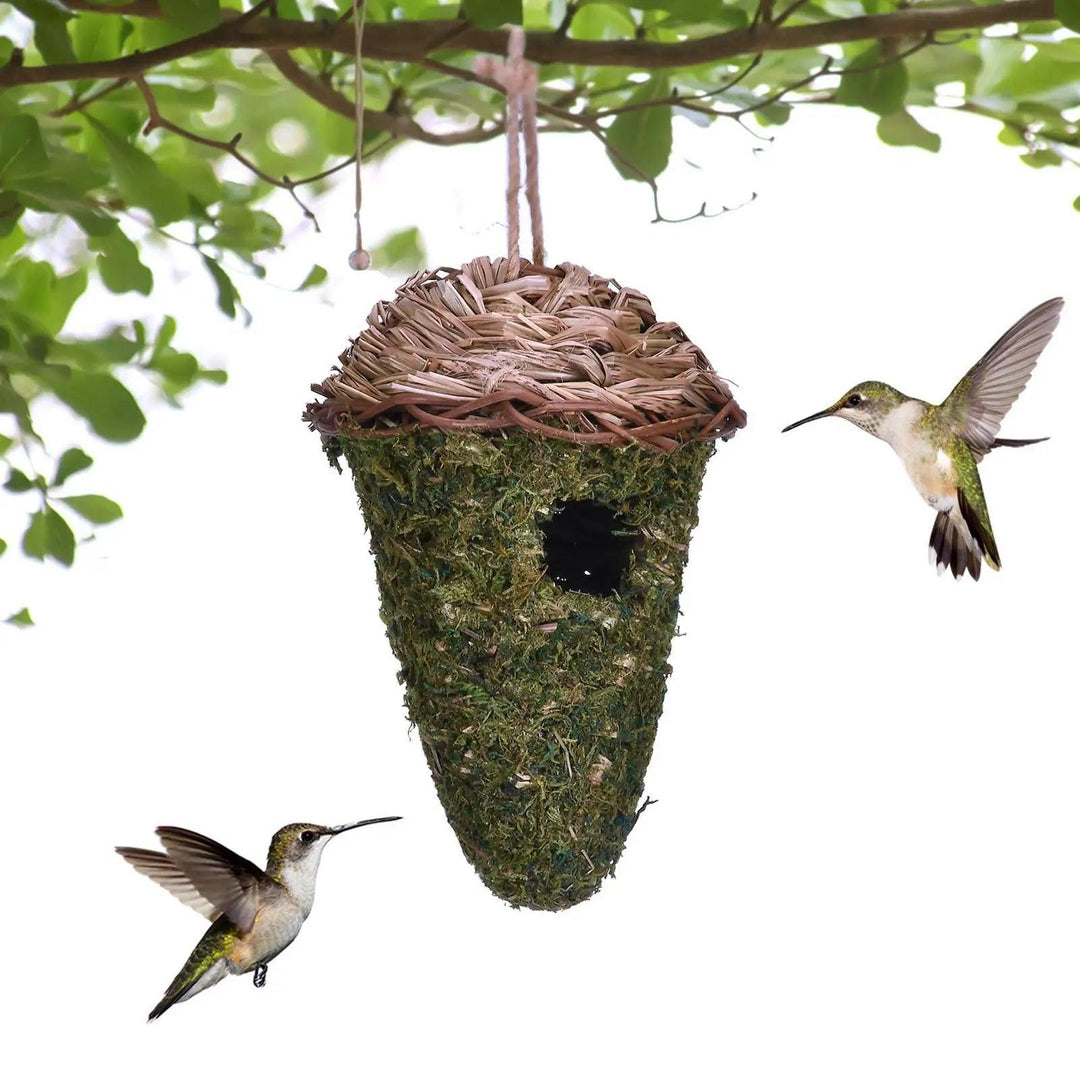 Unique Hanging Birdhouse Kit for Hummingbird, Gourd Birdhouses Decor for Outdoor Patio, Garden, and Backyard - Cozy Nesting Place