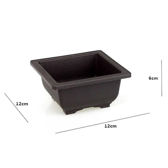 Plastic Flower Pot - Square and Rectangle Planters for Balcony and Nursery