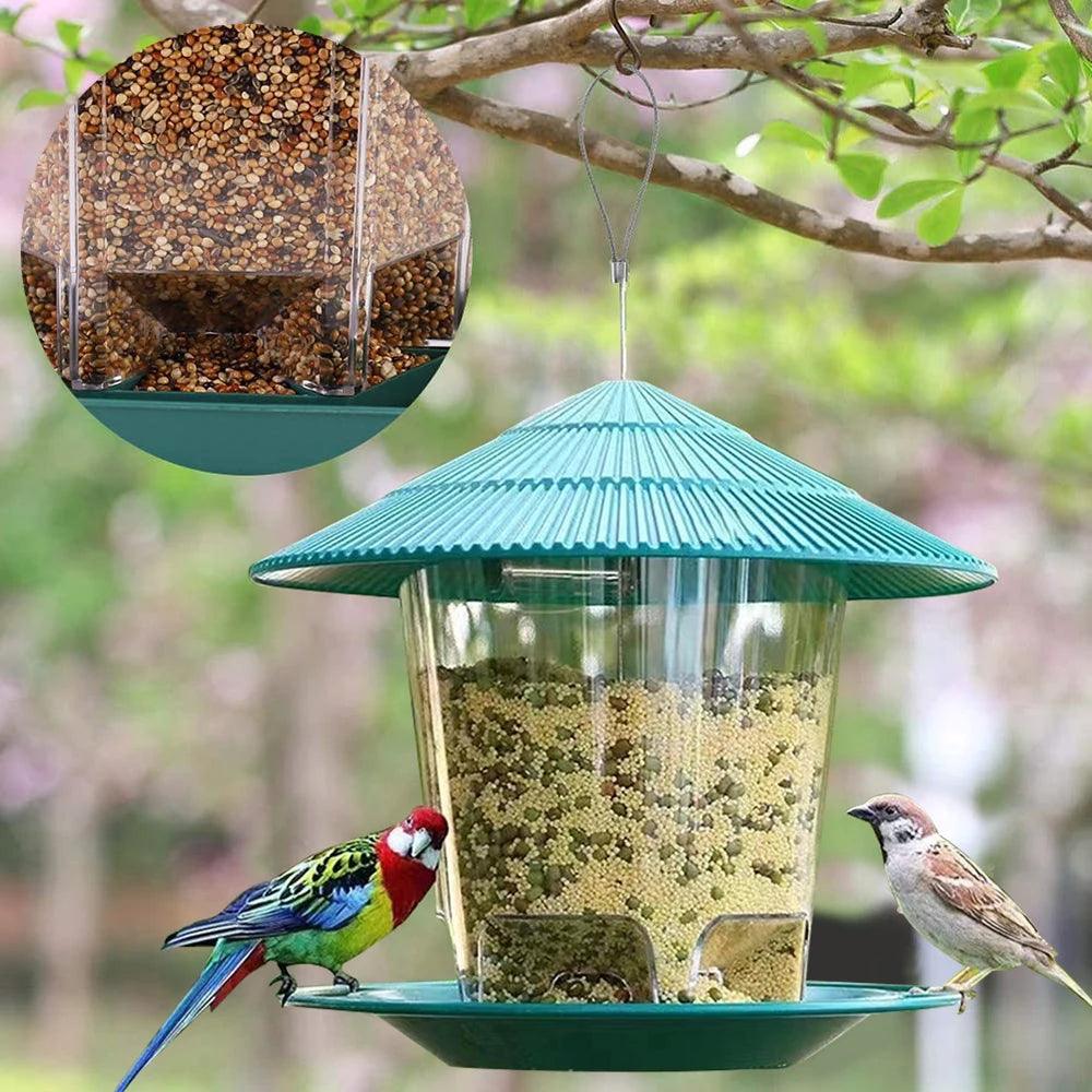 Premium Cardinal Bird Feeder – Squirrel-Proof, Automatic Outdoor Seed Dispenser for Cardinals and Wild Birds, Large Capacity Hanging Garden Feeder