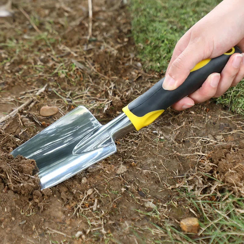 Garden Hand Shovel - Stainless Steel Multifunctional Spade for Home Gardening, Potted Flowers, and Vegetables