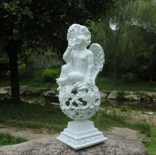 Multiple Outdoor Resin Angel Statues - Garden Decoration, Angel Figurine, and Angel Sculpture