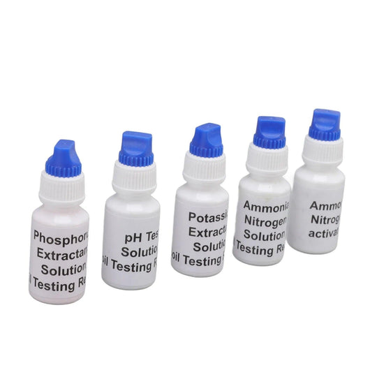 Soil Test Kit - Liquid Solution for pH, Nitrogen, Phosphorus, and Potassium Measurement | Accurate Soil Testing Kit for Gardening and Lawn