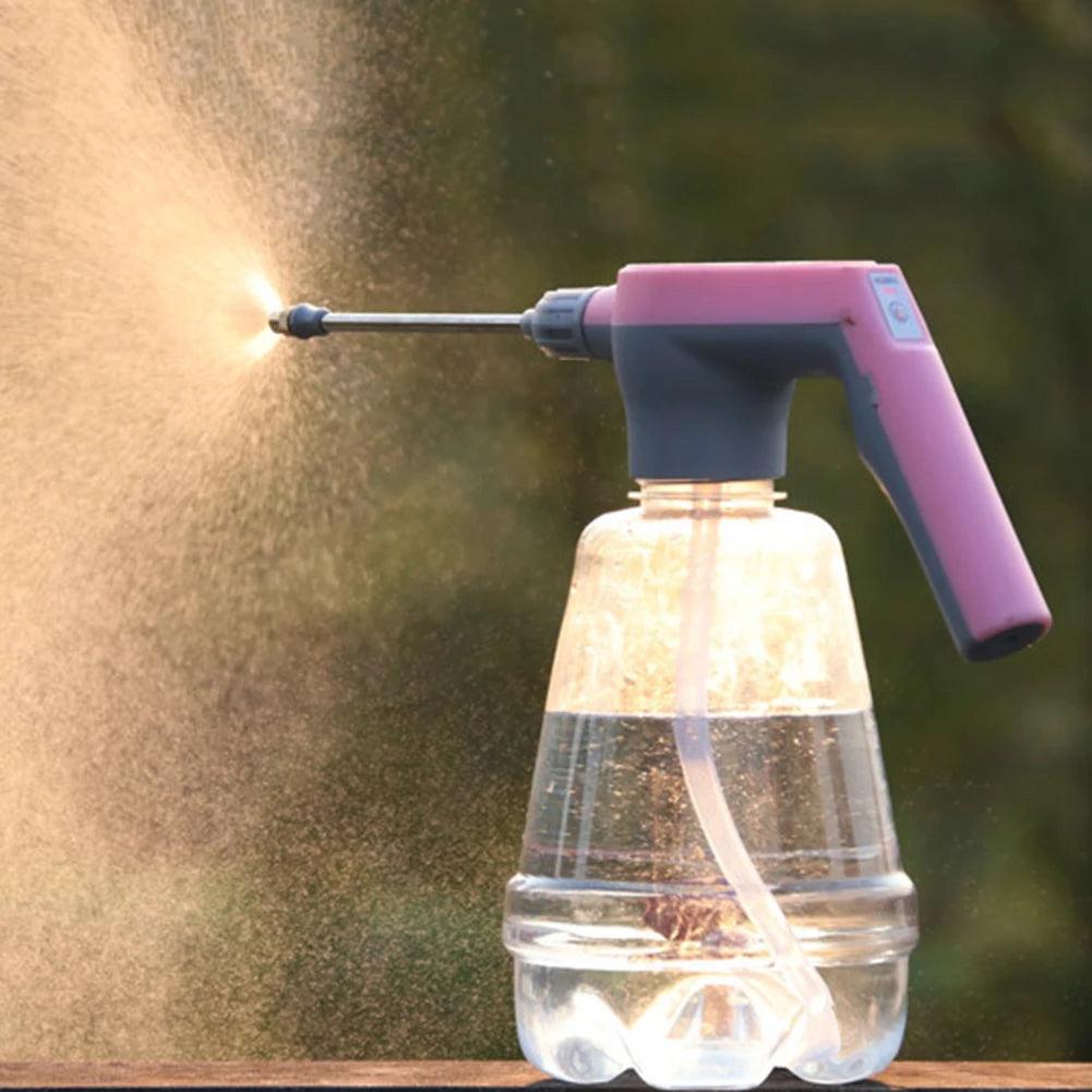 Electric Garden Water Sprayer with High Pressure Pump Atomizer – Automatic Watering Fogger with 3M Water Pipe for Effective Plant Mist and Spray