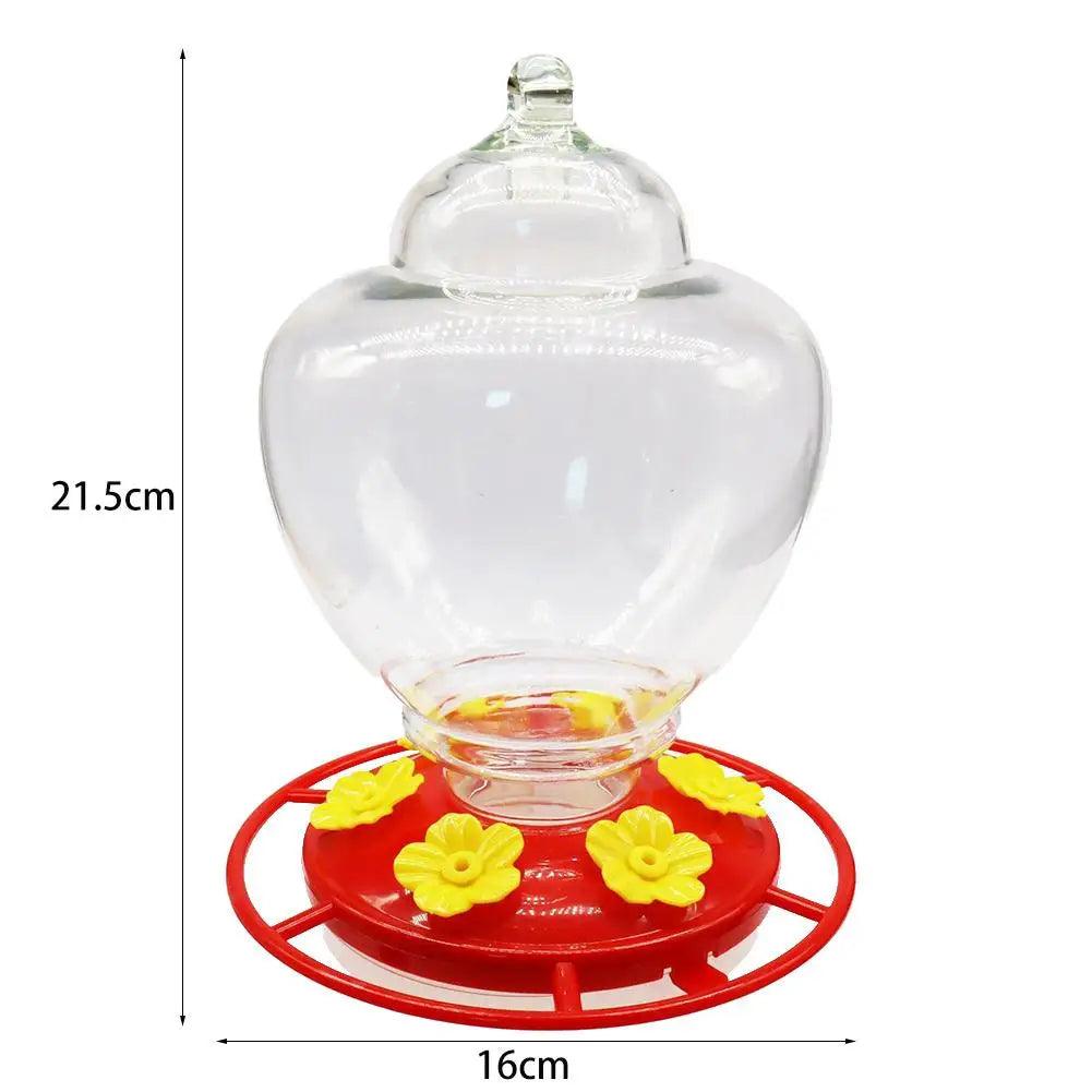 Hummingbird Feeder - Leak-Proof and Detachable Outdoor Feeder for Window and Garden, Easy to Clean, Unique Design