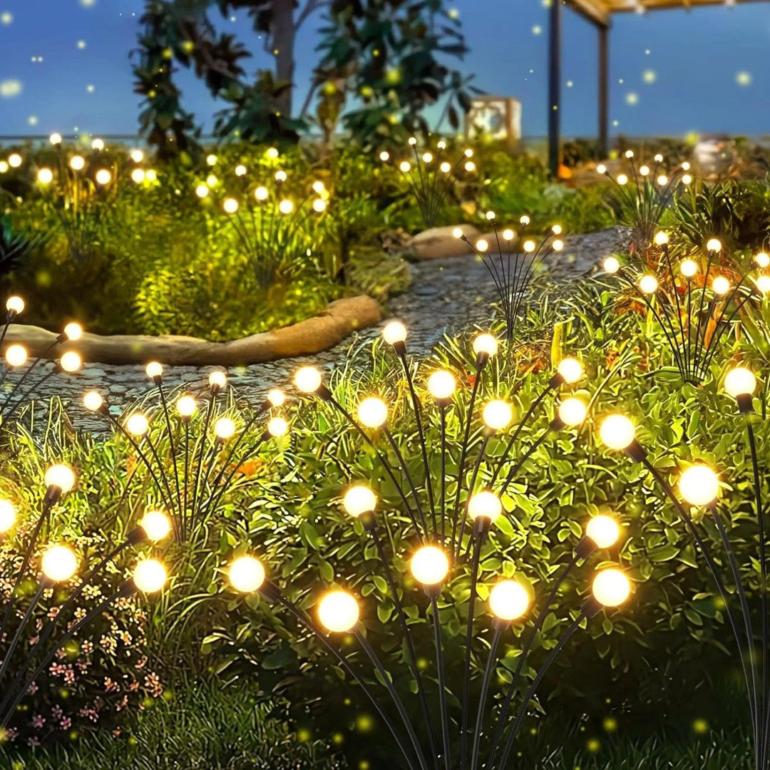 Solar Powered Firefly Lights - Waterproof Swaying Garden Lights for Pathway Decoration 6/8/10