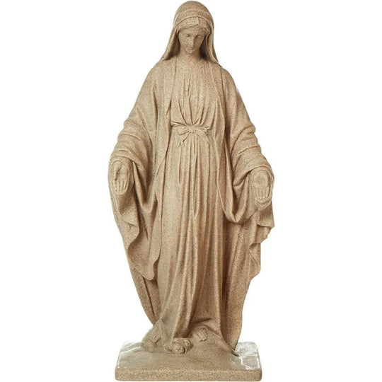 Outdoor Virgin Mother Mary Garden Statue - Elegant Marian Statue for Lawn, Patio & Garden Décor