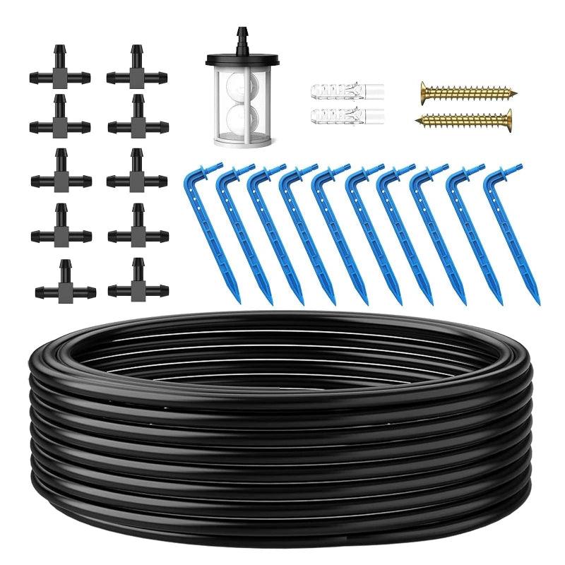 3W DIY Solar Irrigation Kit with 15 Meter Hose – Garden Balcony & Greenhouse Drip Irrigation System