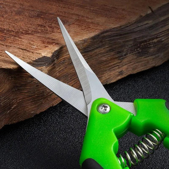 Stainless Steel Secateurs - Bonsai Shears for Pruning, Fruit Picking, and Household Use