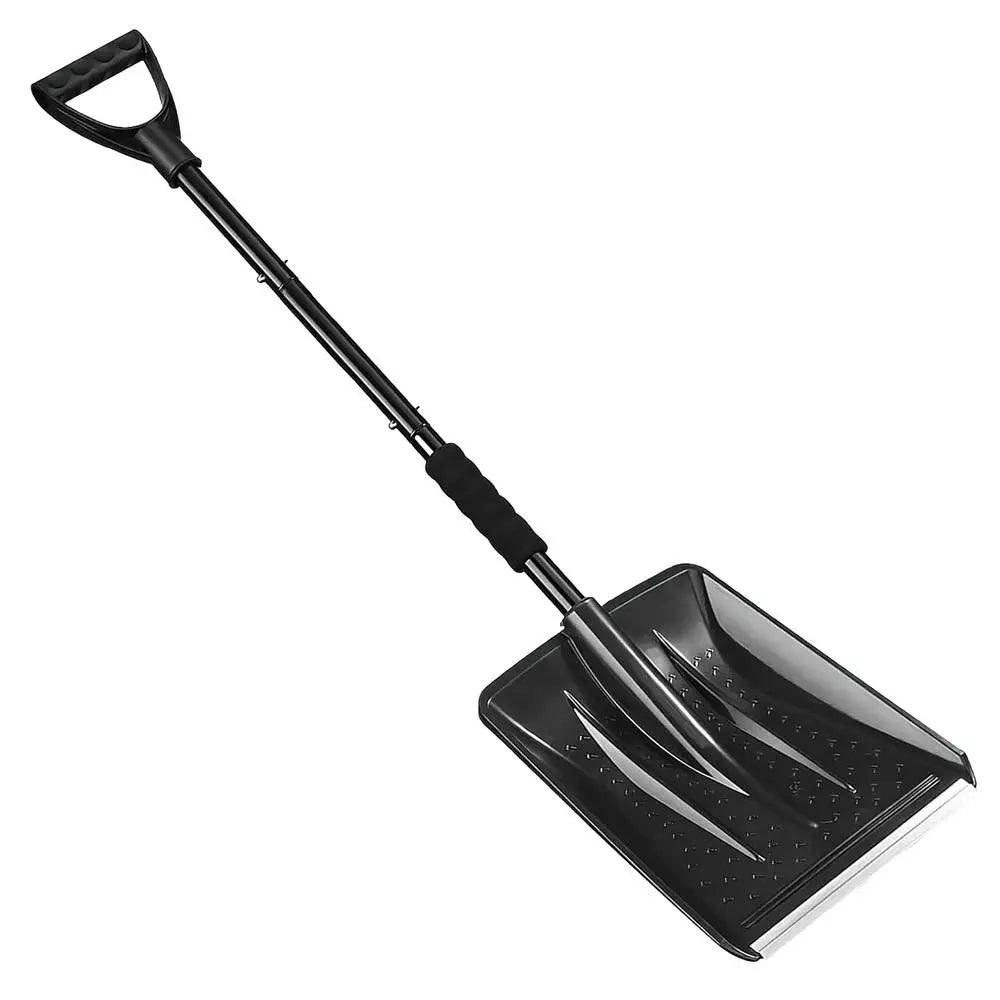 Detachable Aluminum Scoop Shovel for Snow, Ice, Metal Scoop Shovel for Walkways, Gardens and Cars