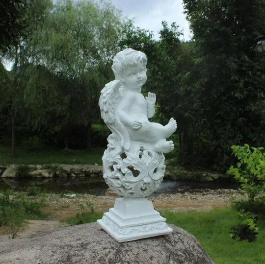 Multiple Outdoor Resin Angel Statues - Garden Decoration, Angel Figurine, and Angel Sculpture