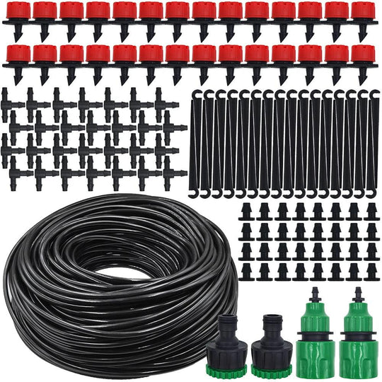 Micro Drip Irrigation System Portable upto 20M Automatic Watering kit with Adjustable Drippers