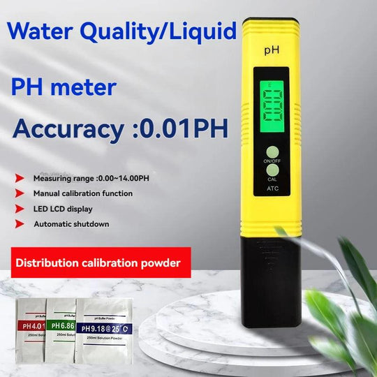 0-9990ppm Digital TDS & pH Meter - High Precision Pen Water Tester with 0.01 pH Accuracy, 0-14 pH Range, LCD Display for Aquarium & Water Quality