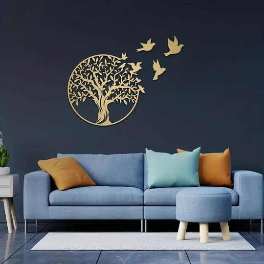 Wall Decoration Art Tree Of Life Outdoor Courtyard Decoration Logo Anniversary Wall Gift Home Decoration