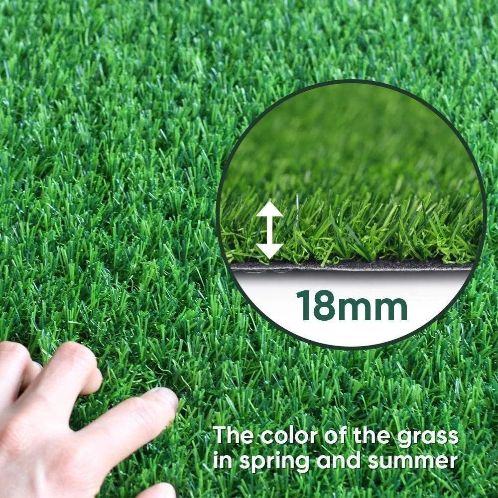 Artificial Grass Turf Lawn | 14 x 30 Feet, 0.7" Thick | Customizable Synthetic Lawn for Patio, Playground, Backyard, Landscape