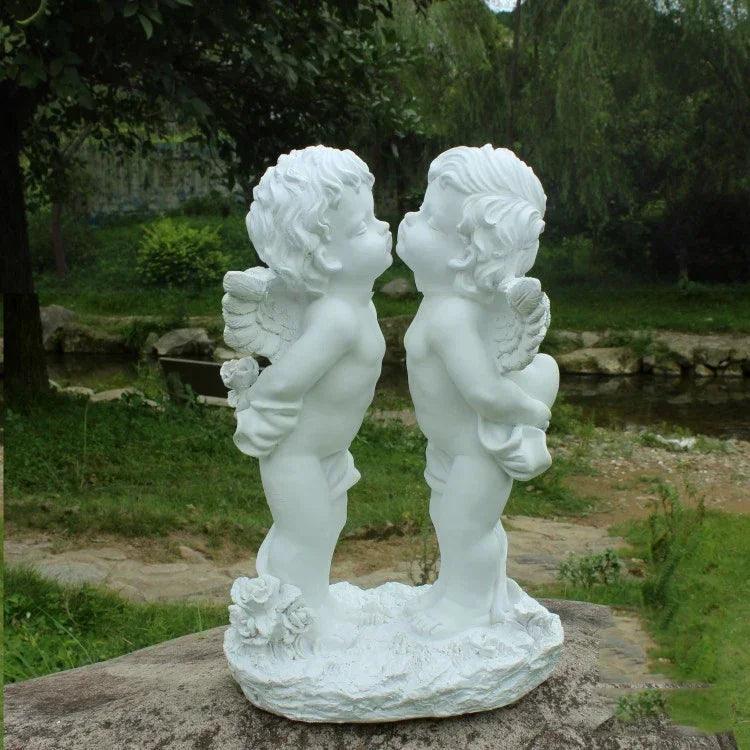 Multiple Outdoor Resin Angel Statues - Garden Decoration, Angel Figurine, and Angel Sculpture