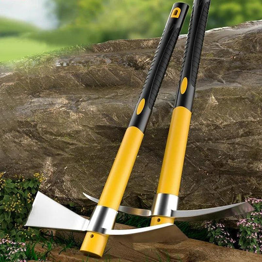 Pick Axe Tool - High Hardness Steel Garden Pickaxe for Loose Soil & Outdoor Use