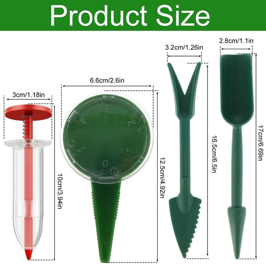 Mini Seeder Manual Seed Planter - Adjustable Multi-Functional Handheld Tool for Gardening, Flower, and Plant Sowing