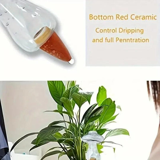 Love-Shaped Watering Planter Insert - Self-Watering Spikes for Plants, Drip Irrigation Kit for Efficient Plant Hydration