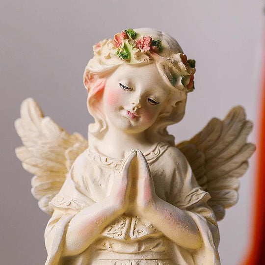 Solar Angel Garden Statue - Large Resin Angel Figurine Lamp for Yard, Garden, and Home Decor