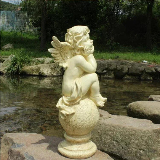 Multiple Outdoor Resin Angel Statues - Garden Decoration, Angel Figurine, and Angel Sculpture