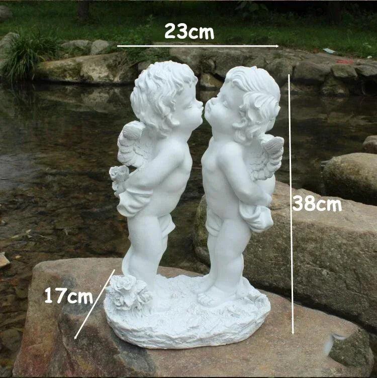 Multiple Outdoor Resin Angel Statues - Garden Decoration, Angel Figurine, and Angel Sculpture