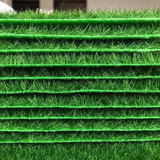 Artificial Lawn Grass Turf - Fake Grass Rolls for Simulation | Patio & Backyard | Synthetic Turf for Sale | 11.8"x11.8" & 5.9"x5.9" Green Mats