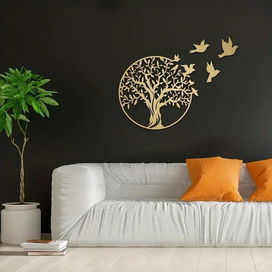 Wall Decoration Art Tree Of Life Outdoor Courtyard Decoration Logo Anniversary Wall Gift Home Decoration