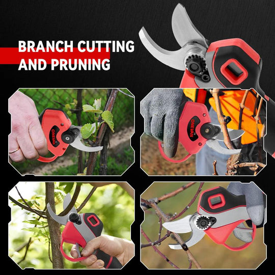 30mm 4-Gear Brushless Electric Pruning Shears Cordless Rechargeable High-Powered Pruning Loppers for Makita 18V Battery