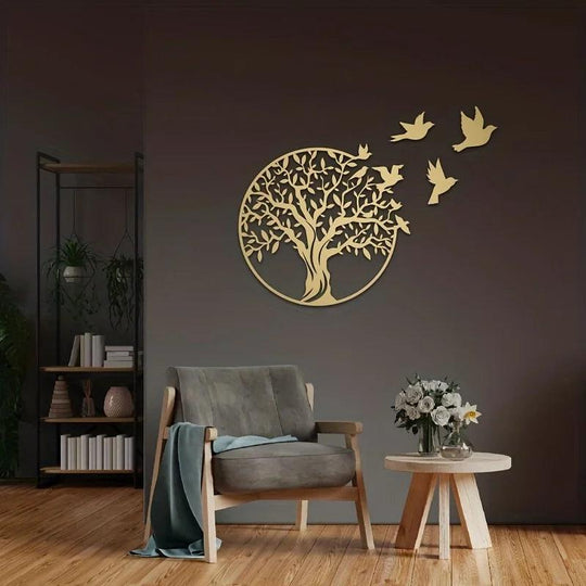 Wall Decoration Art Tree Of Life Outdoor Courtyard Decoration Logo Anniversary Wall Gift Home Decoration