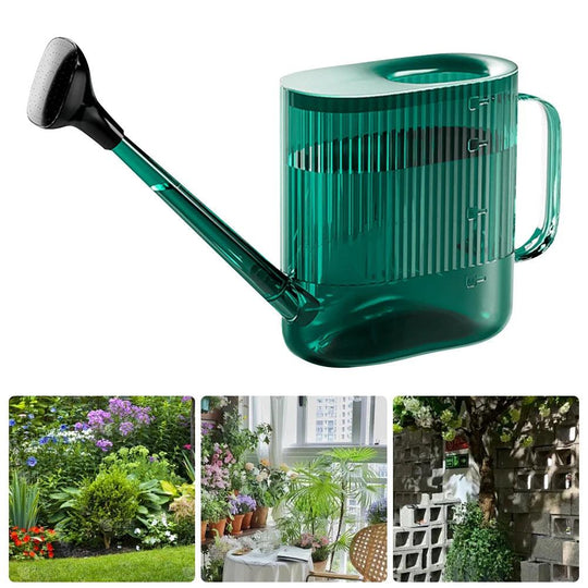 1800ML Watering Can with Sprinkler Head Plastic Watering Can with Long Spout Modern Water Can for Indoor Outdoor Plants Flower