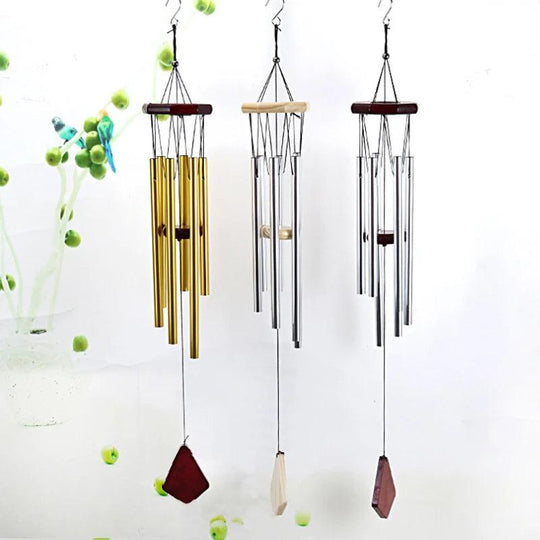 Memorial Wind Chimes for Sympathy, Personalized Corinthian Bells Chimes - Durable Outdoor Decor & Funeral Gifts