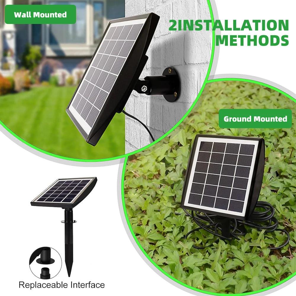 4.5W Solar Drip Irrigation Kit System for Garden Pots and Plants – Solar Powered, Self-Watering, and Backflow Prevention