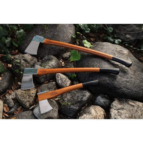 Vario 2000 Heavy Duty Felling Axe - American Made Lumber Axe with 5.5 lbs Head, 36 Inch Handle, Universal Cutting and Splitting Axe