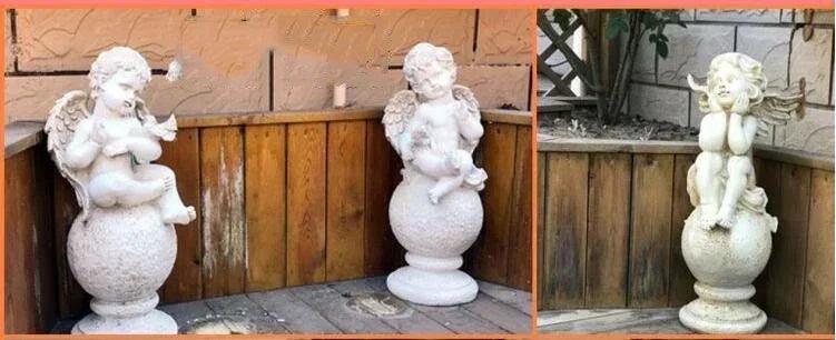 Multiple Outdoor Resin Angel Statues - Garden Decoration, Angel Figurine, and Angel Sculpture