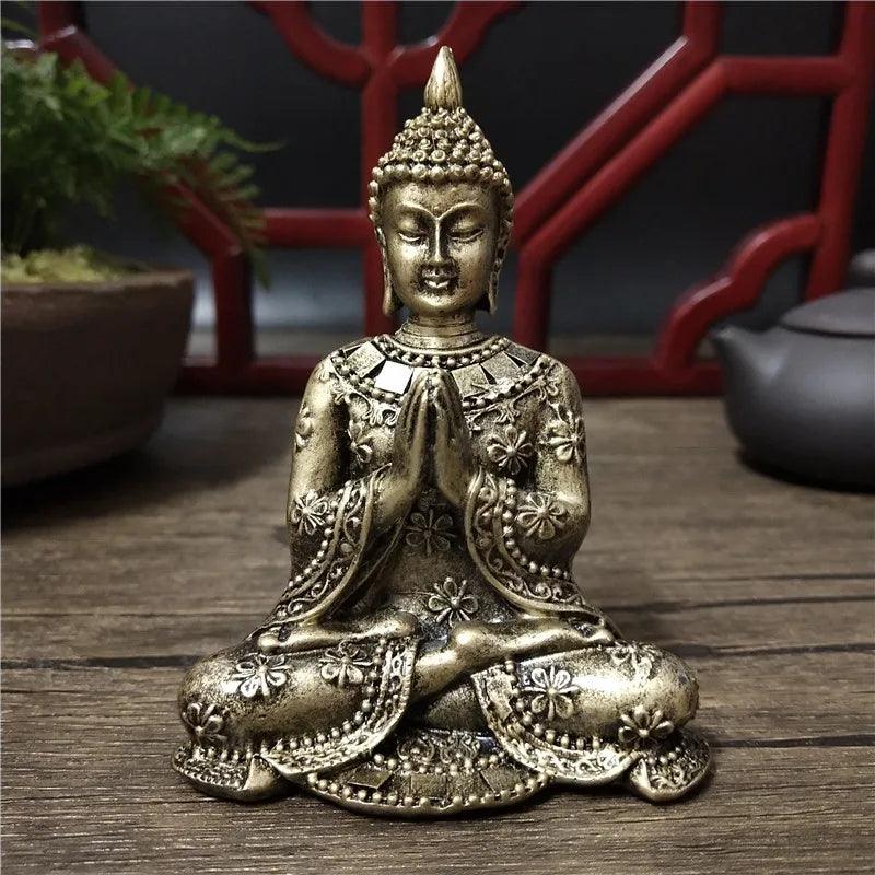 Outdoor Buddha Garden Statue Garden Figurine- Japanese Zen Decor Resin Sculpture for Sale