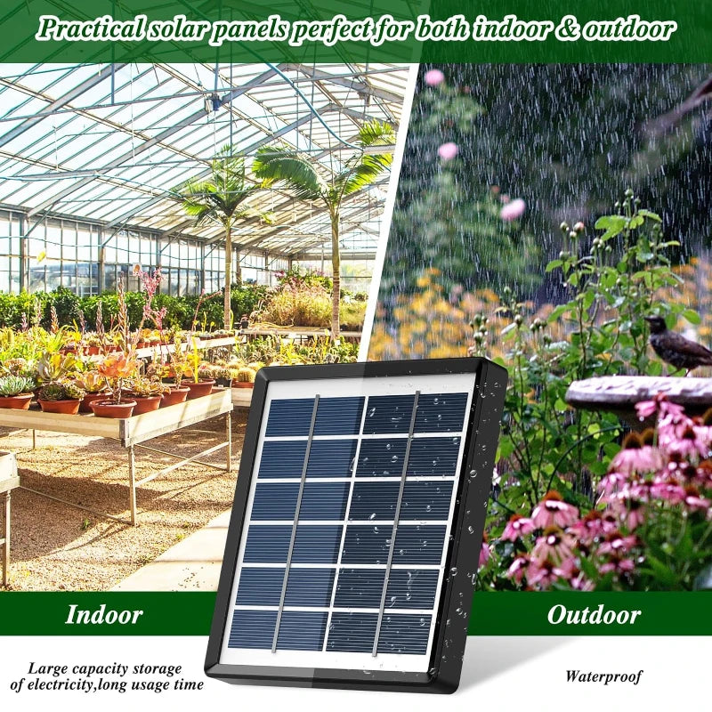 2024 Latest Solar Drip Irrigation Kit for Potted Plants – Automatic Garden Watering System with Timer