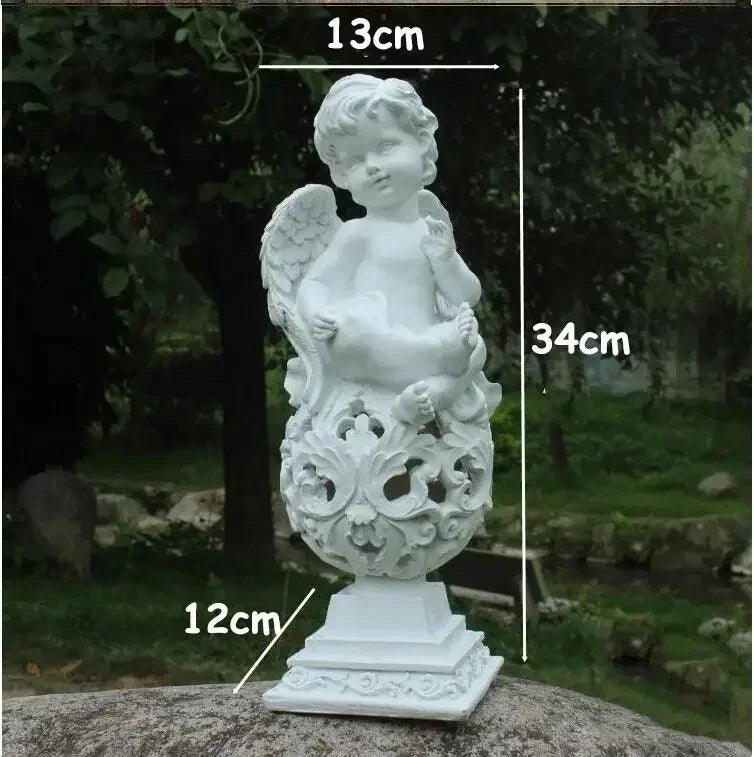 Multiple Outdoor Resin Angel Statues - Garden Decoration, Angel Figurine, and Angel Sculpture