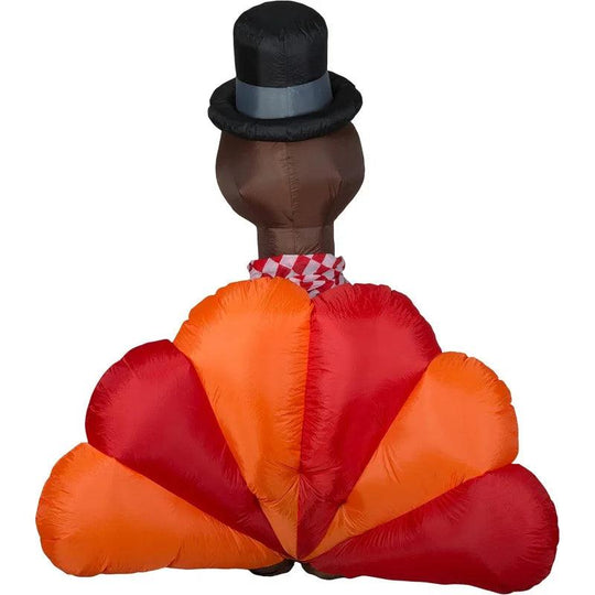 Airblown Inflatable Turkey - 6-Foot Tall Thanksgiving Yard Decoration, Blow Up Turkey for Indoor & Outdoor Holiday Display