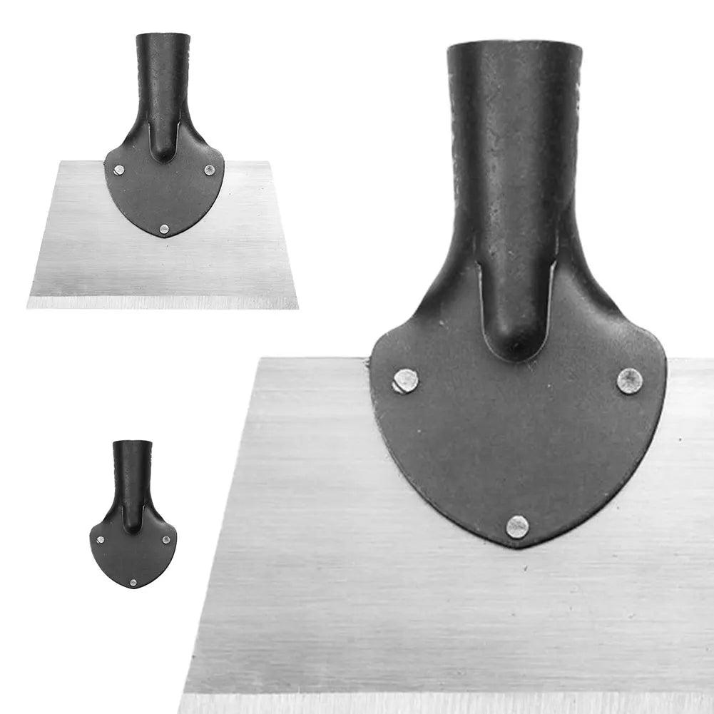 7/9.8/11.8 Inch Steel Flat Shovel for Edging, Landscaping and Ice Removal - Multifunctional Outdoor Tool