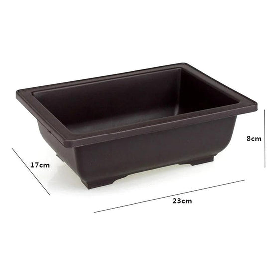 Plastic Flower Pot - Square and Rectangle Planters for Balcony and Nursery