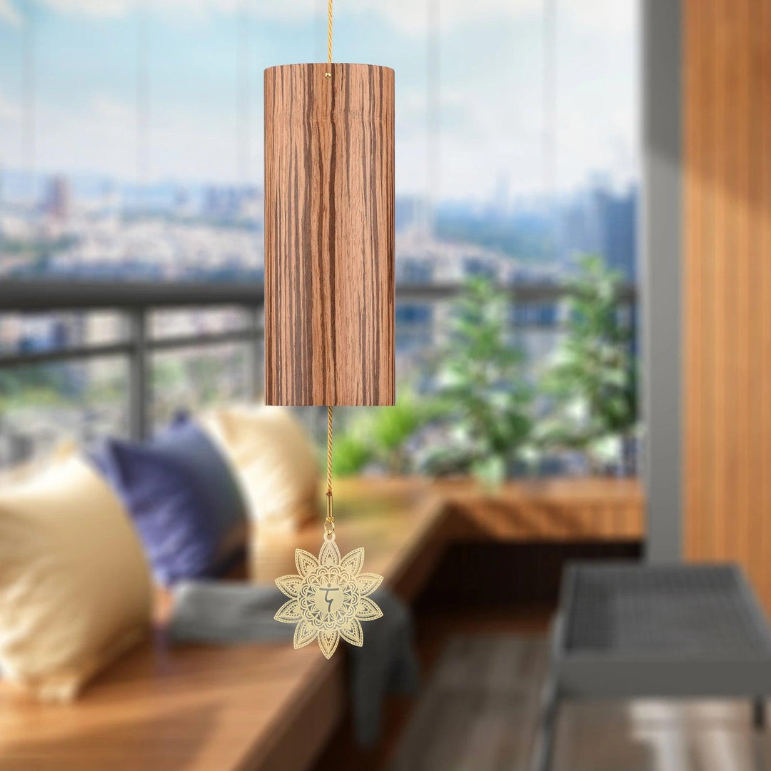 Bamboo Wind Chimes for Outdoor Garden | Natural Bamboo Windbell | Wooden Wind Chimes Meditation Decor | Relaxation & Positive Energy